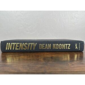 Intensity Dean Koontz Hardcover 1995 First Trade Edition Alfred A Knopf‎ Black